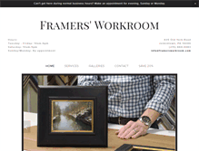 Tablet Screenshot of framersworkroom.com